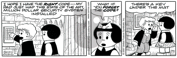 Nancy on Saturday May 5, 2007 Comic Strip