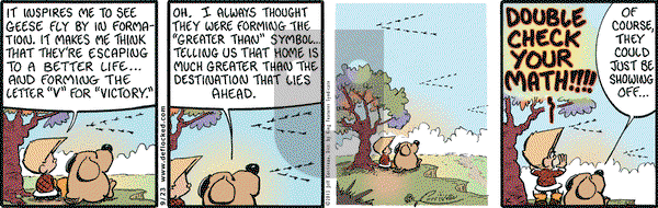 DeFlocked on Monday September 23, 2013 Comic Strip