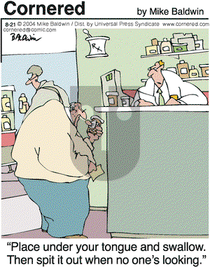 Cornered on Saturday August 21, 2004 Comic Strip