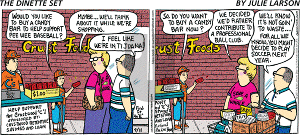 The Dinette Set - Sunday September 11, 2011 Comic Strip