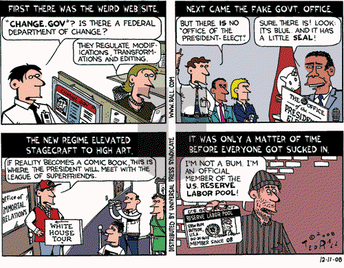 Ted Rall on Thursday December 11, 2008 Comic Strip