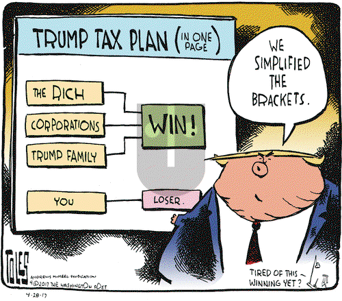 Tom Toles on Friday April 28, 2017 Comic Strip