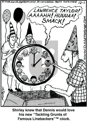 Close to Home on Monday December 1, 2008 Comic Strip