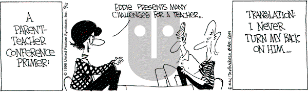 The Buckets on Thursday May 16, 1996 Comic Strip