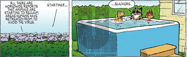 Over the Hedge on Saturday May 23, 2020 Comic Strip