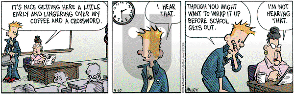 Frazz on Thursday April 10, 2014 Comic Strip