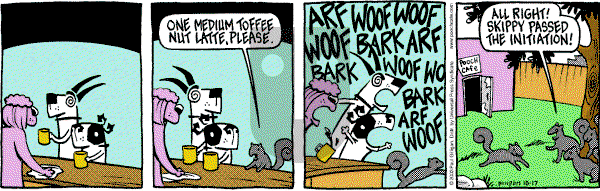 Pooch Cafe on Friday October 17, 2003 Comic Strip