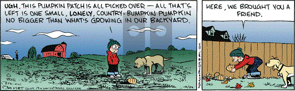 Red and Rover - Saturday October 29, 2016 Comic Strip