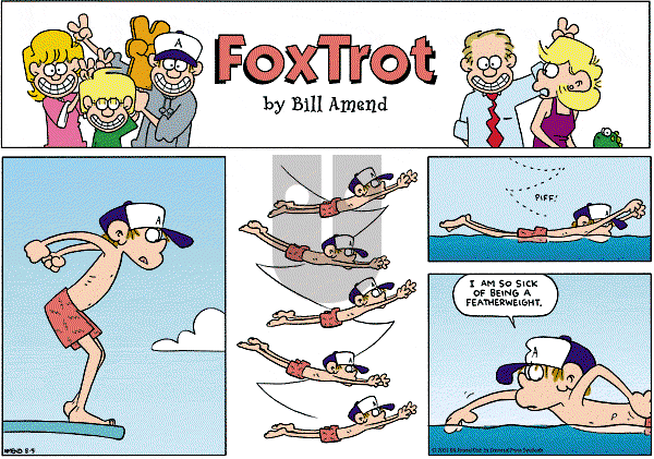 FoxTrot - Sunday August 5, 2001 Comic Strip