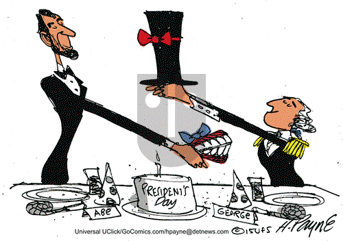 Henry Payne on Monday February 16, 2015 Comic Strip