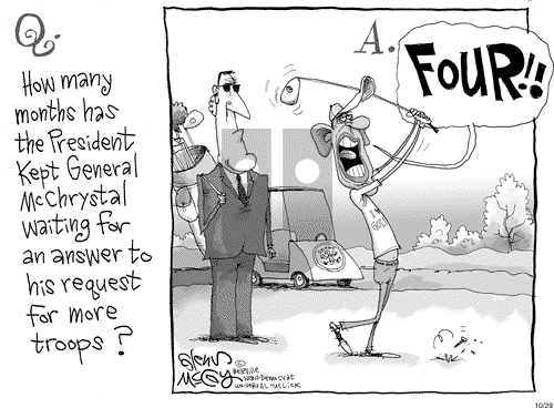 Glenn McCoy on Thursday October 29, 2009 Comic Strip