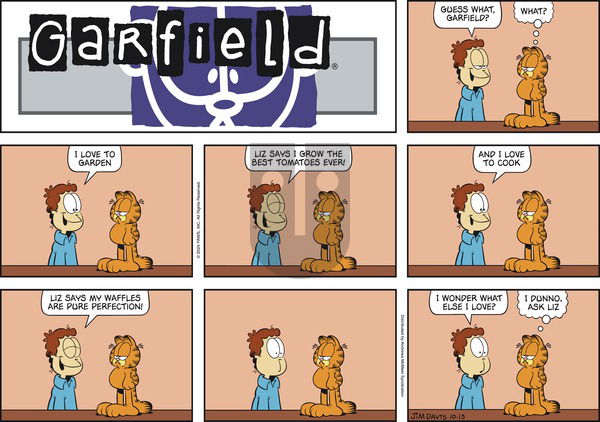 Garfield - Sunday October 13, 2024 Comic Strip