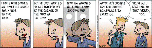 Frazz on Wednesday January 4, 2017 Comic Strip