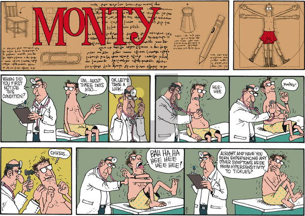 Monty on Sunday November 2, 2014 Comic Strip