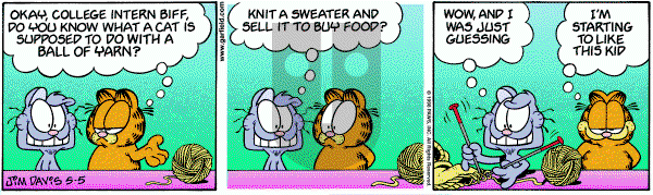 Garfield on Tuesday May 5, 1998 Comic Strip