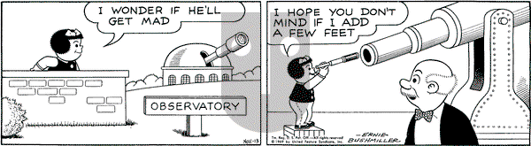 Nancy on Thursday November 13, 1969 Comic Strip