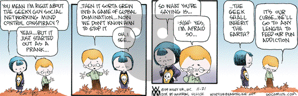 Non Sequitur on Saturday November 21, 2009 Comic Strip