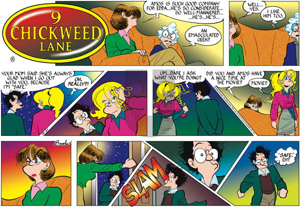 9 Chickweed Lane - Sunday October 27, 2002 Comic Strip