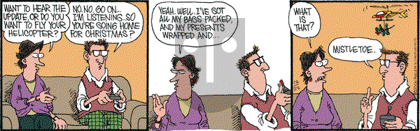Monty on Monday December 22, 2014 Comic Strip