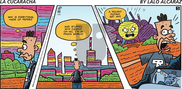 La Cucaracha on Sunday January 31, 2021 Comic Strip