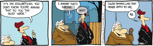 The Buckets on Monday February 20, 2012 Comic Strip