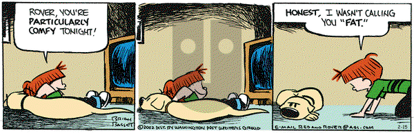 Red and Rover on Friday February 15, 2002 Comic Strip
