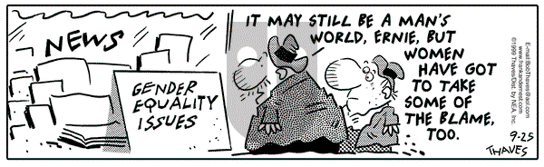 Frank and Ernest on Saturday September 25, 1999 Comic Strip