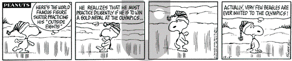 Peanuts on Tuesday December 5, 1967 Comic Strip