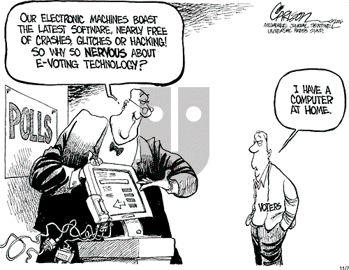 Stuart Carlson on Tuesday November 7, 2006 Comic Strip