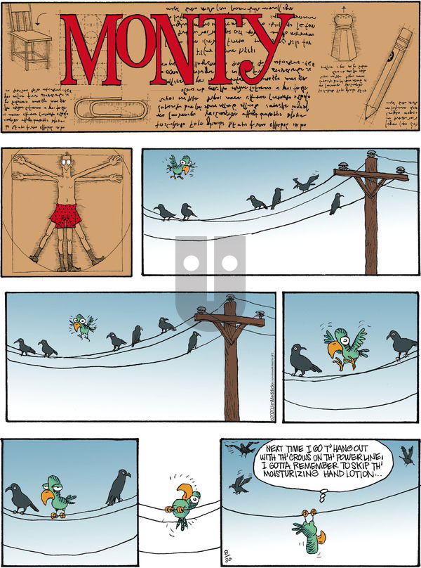 Monty on Sunday August 30, 2020 Comic Strip