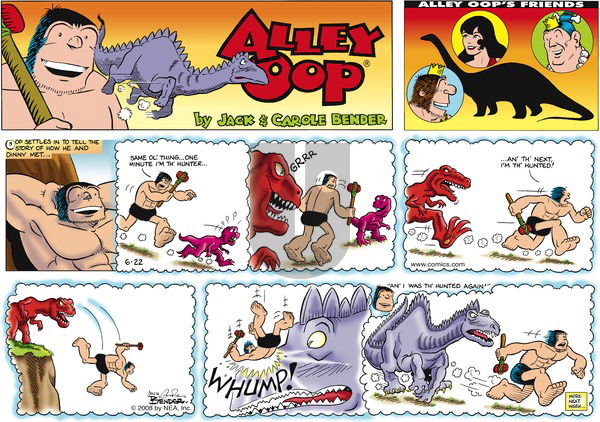 Alley Oop on Sunday June 22, 2008 Comic Strip