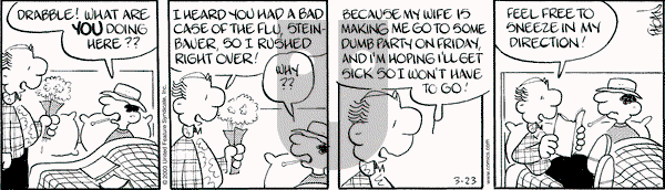 Drabble on Thursday March 23, 2000 Comic Strip
