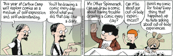 Cul de Sac on Thursday August 4, 2016 Comic Strip