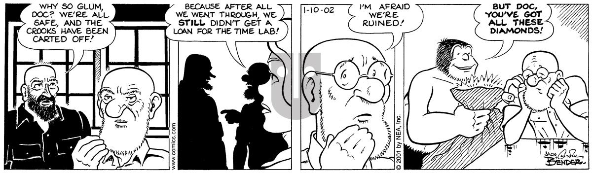 Alley Oop - Thursday January 10, 2002 Comic Strip
