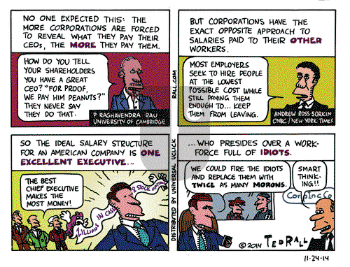 Ted Rall on Monday November 24, 2014 Comic Strip