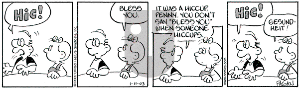 Drabble on Saturday January 11, 2003 Comic Strip