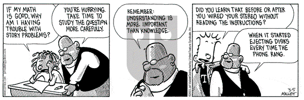 Frazz on Wednesday March 5, 2003 Comic Strip