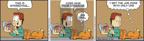 Garfield - Thursday March 30, 2023 Comic Strip