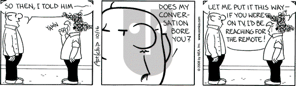 The Born Loser on Thursday October 16, 2008 Comic Strip