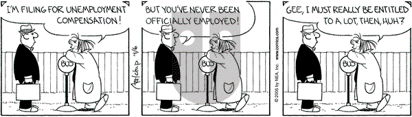 The Born Loser on Wednesday April 6, 2005 Comic Strip