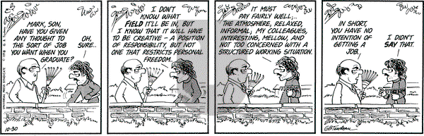 Doonesbury on Tuesday October 30, 1973 Comic Strip