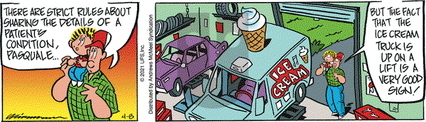 Rose is Rose on Thursday April 8, 2021 Comic Strip