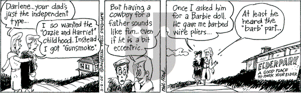 The Elderberries on Wednesday March 2, 2005 Comic Strip