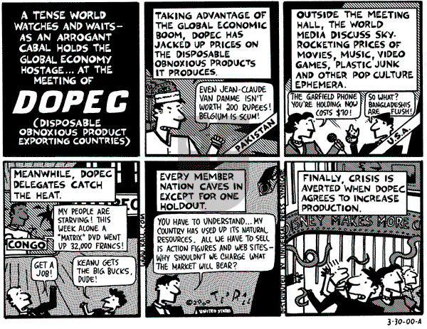 Ted Rall on Thursday March 30, 2000 Comic Strip