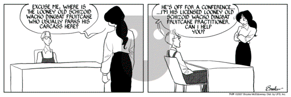 9 Chickweed Lane on Monday July 23, 2007 Comic Strip