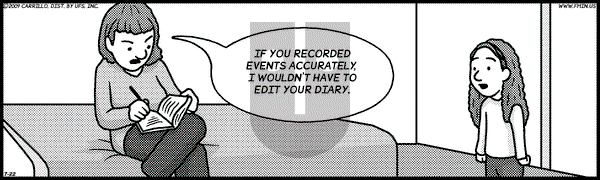 F Minus on Wednesday July 22, 2009 Comic Strip