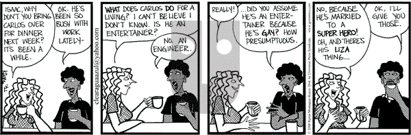 Clear Blue Water on Tuesday January 22, 2008 Comic Strip