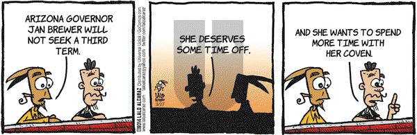 La Cucaracha on Thursday March 27, 2014 Comic Strip