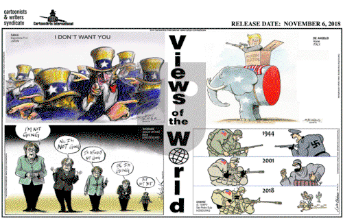 Views of the World on Tuesday November 6, 2018 Comic Strip
