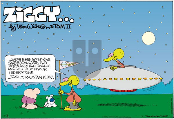 Ziggy on Sunday June 20, 1999 Comic Strip